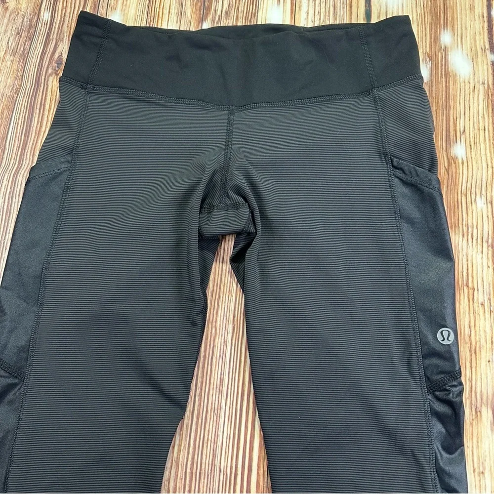 Lululemon Athletica Women’s Cut The Crop Leggings in Black Size 6
